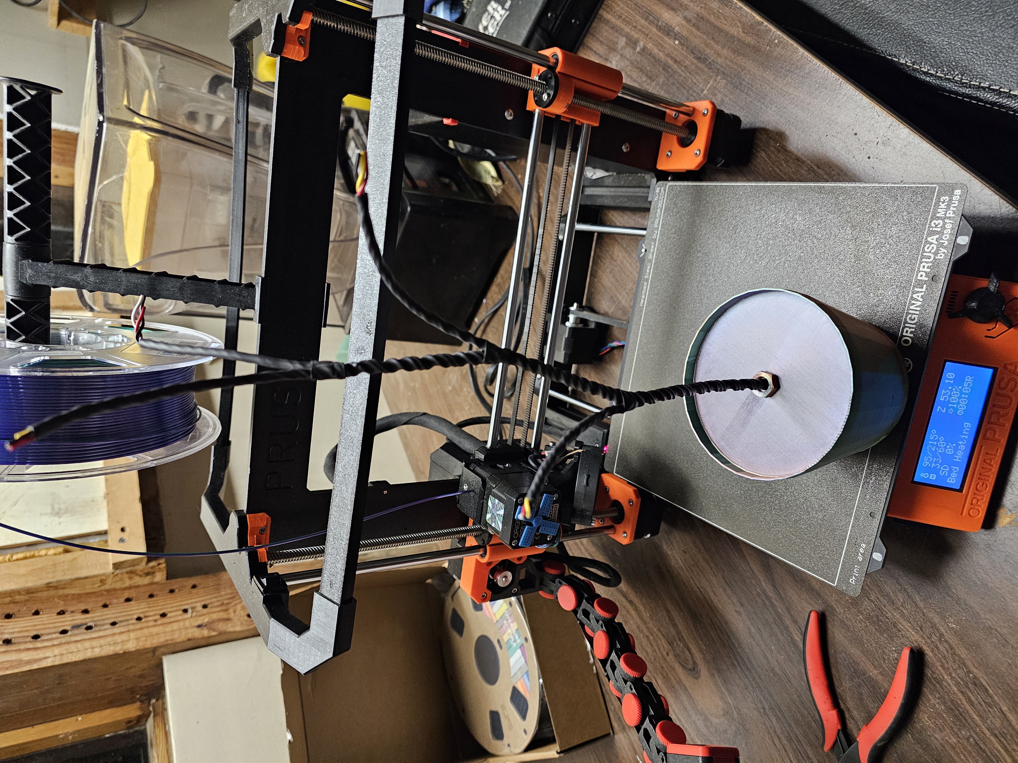 3D printed base — Prusa print