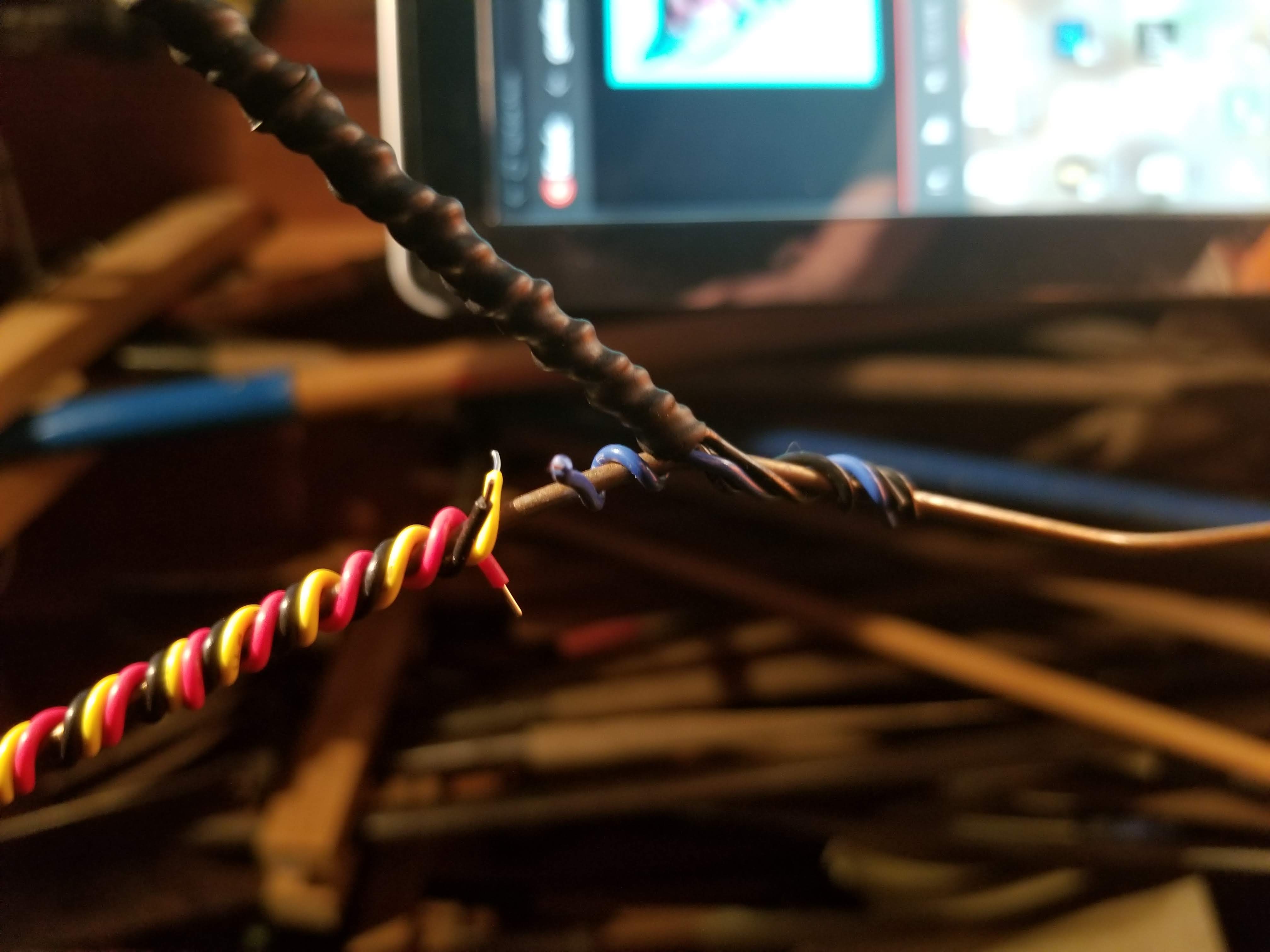Stem wiring detail